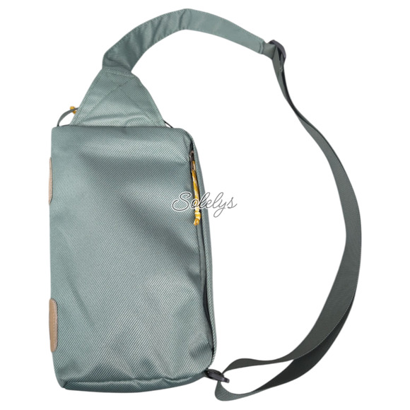 The North Face Field Bag Crossbody TNF Wreath Green Thyme Yellow RARE OG Style - Picture 3 of 13